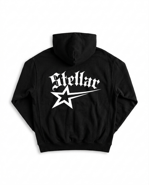 Black Stellar Apparel Hoodie