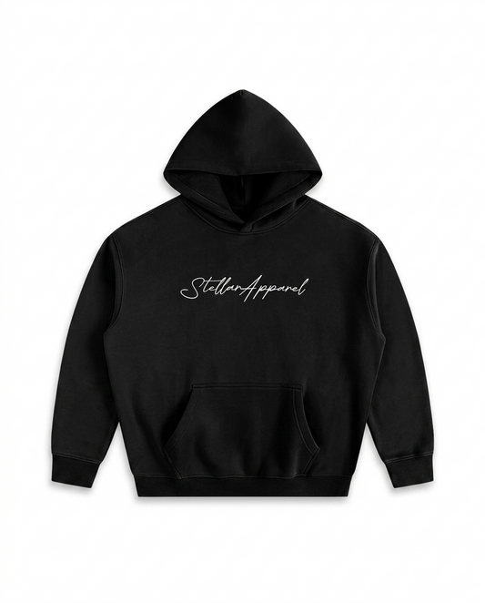 Black Stellar Apparel Hoodie